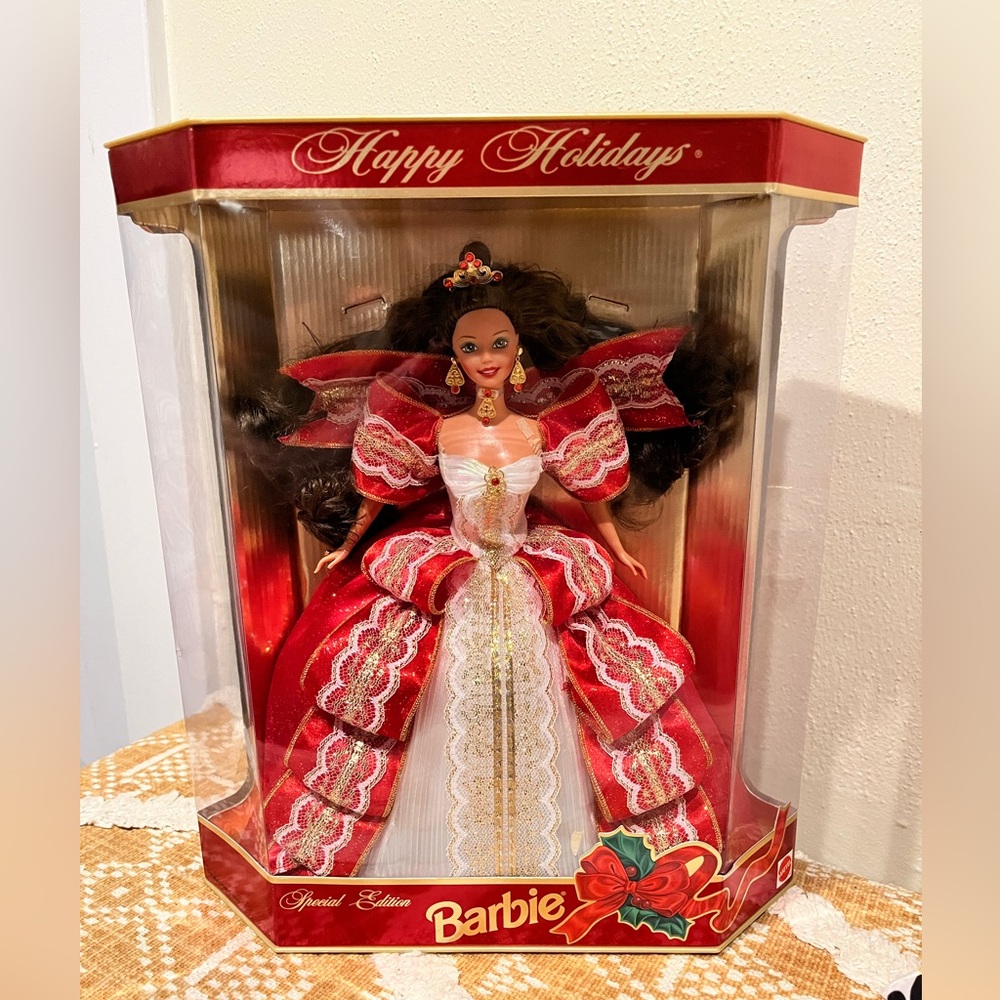 Happy holidays Christmas Barbie